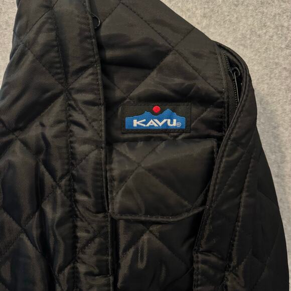 Kavu Bag Rope Sling Black Quilted Gorpcore Hiking Boho Travel Pockets Athleisure - Picture 4 of 13